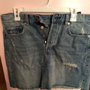 jean skirt